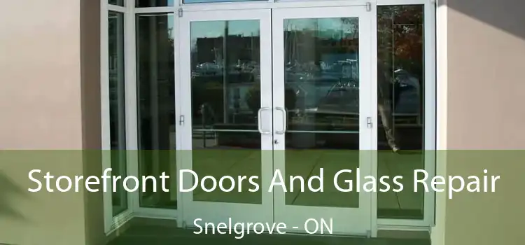  Storefront Doors And Glass Repair Snelgrove - ON