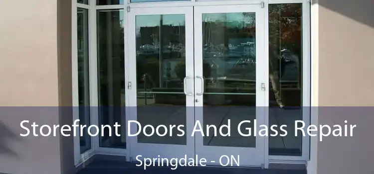  Storefront Doors And Glass Repair Springdale - ON