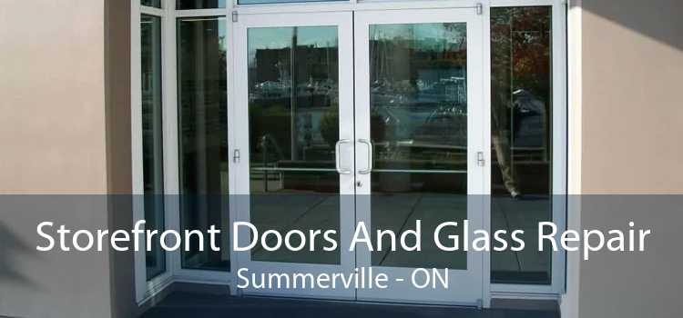 Storefront Doors And Glass Repair Summerville - ON